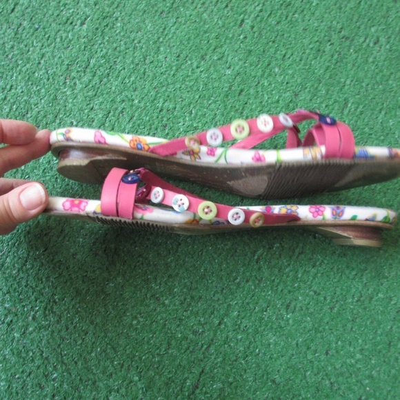 M BY MORENATOM 9B Flip Flops SLINGBACKS PINK women - Picture 5 of 8